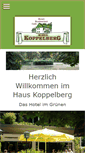 Mobile Screenshot of hotel-koppelberg.de